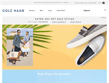 Tablet Screenshot of colehaan.com